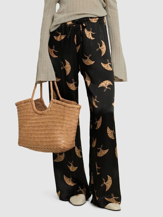 Dragon Diffusion Handbags - Dragon Diffusion nantucket woven basket bag in sand-sizeHeight: 40cm Width: 24cm